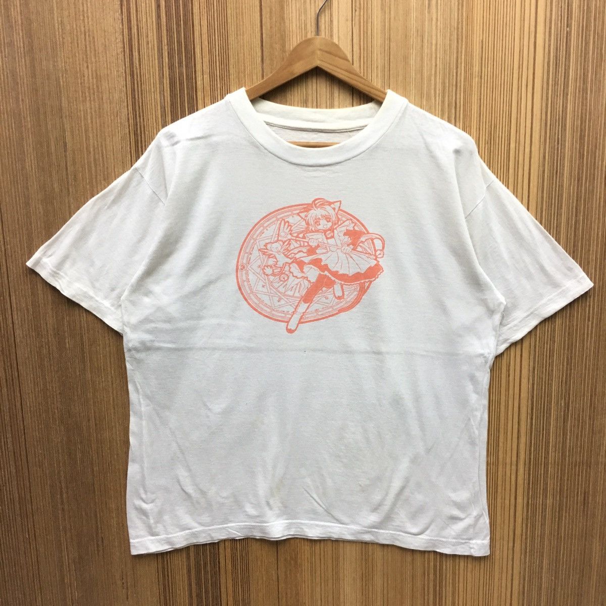Japanese Brand Vintage Cardcaptor Sakura Cartoon Anime Manga Series T Shirt