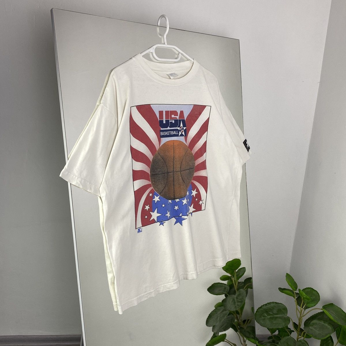 Vintage Starter Basketball Usa 90s T Shirt