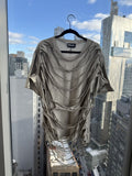 Dolls Kill Shredded Oversized Tee Hoodie, Sweatshirt | FlexRushtees.com