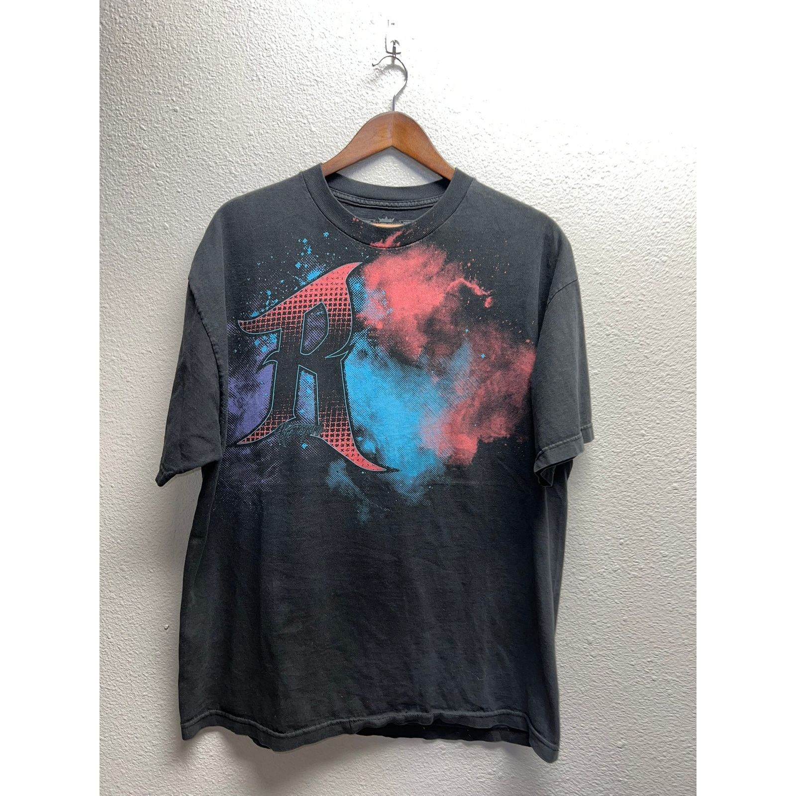 Vintage Y2k Renegade Shirt Galaxy Space Graphic Tee 2000s Mens Xl