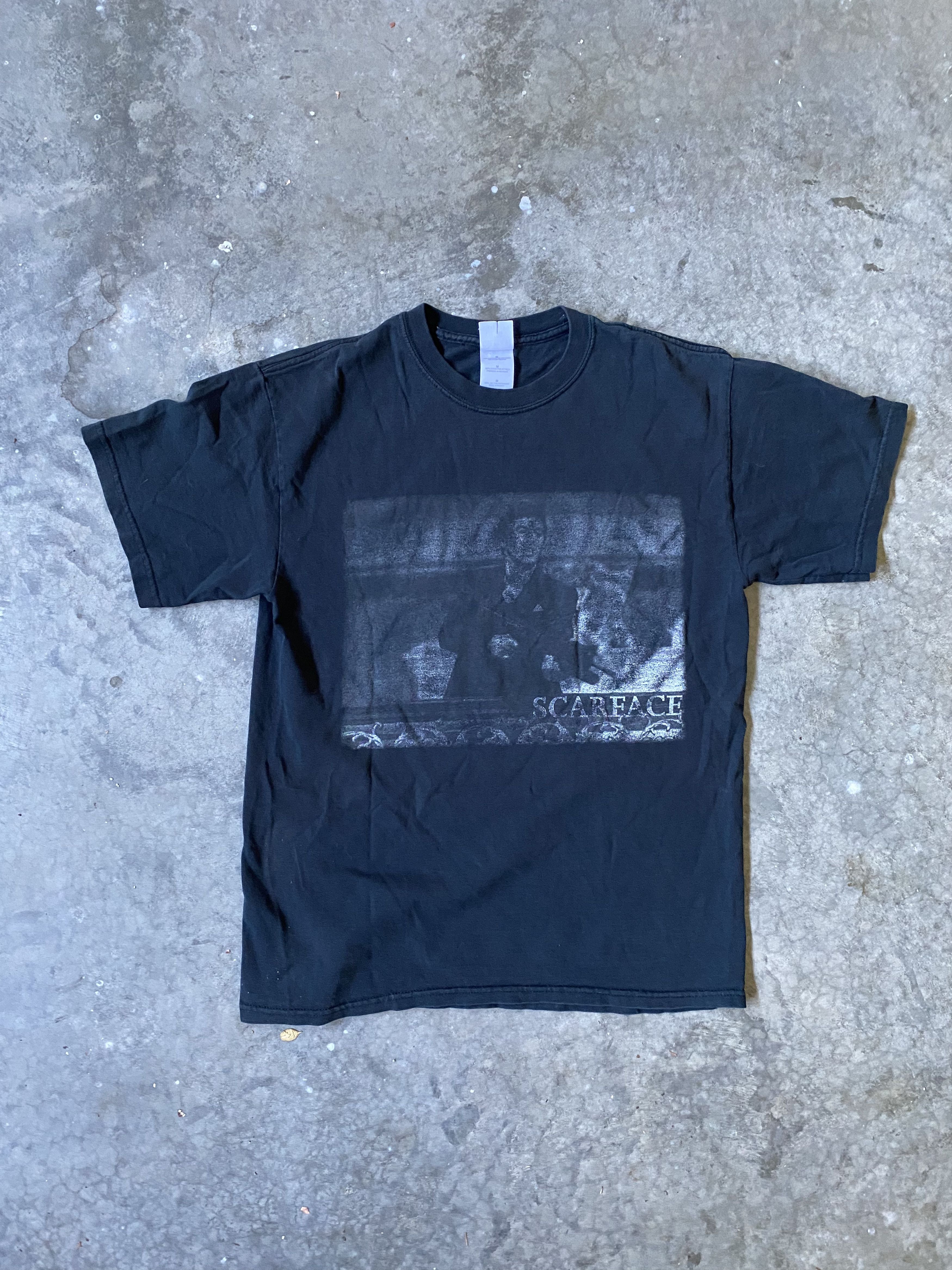 Vintage Faded Scarface Gun Tee