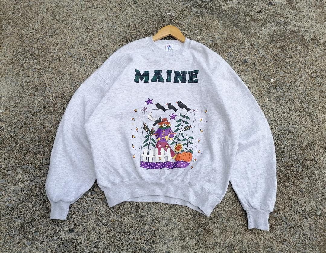 Russell Athletic X Vintage Vintage Jerzees Maine Sweatshirt