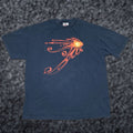 Madison Vintage Phish T Shirt Madison Square Garden Nye 2002 03 Blue Short Sleeve Adult Xl Mens Clas Hoodie, Sweatshirt