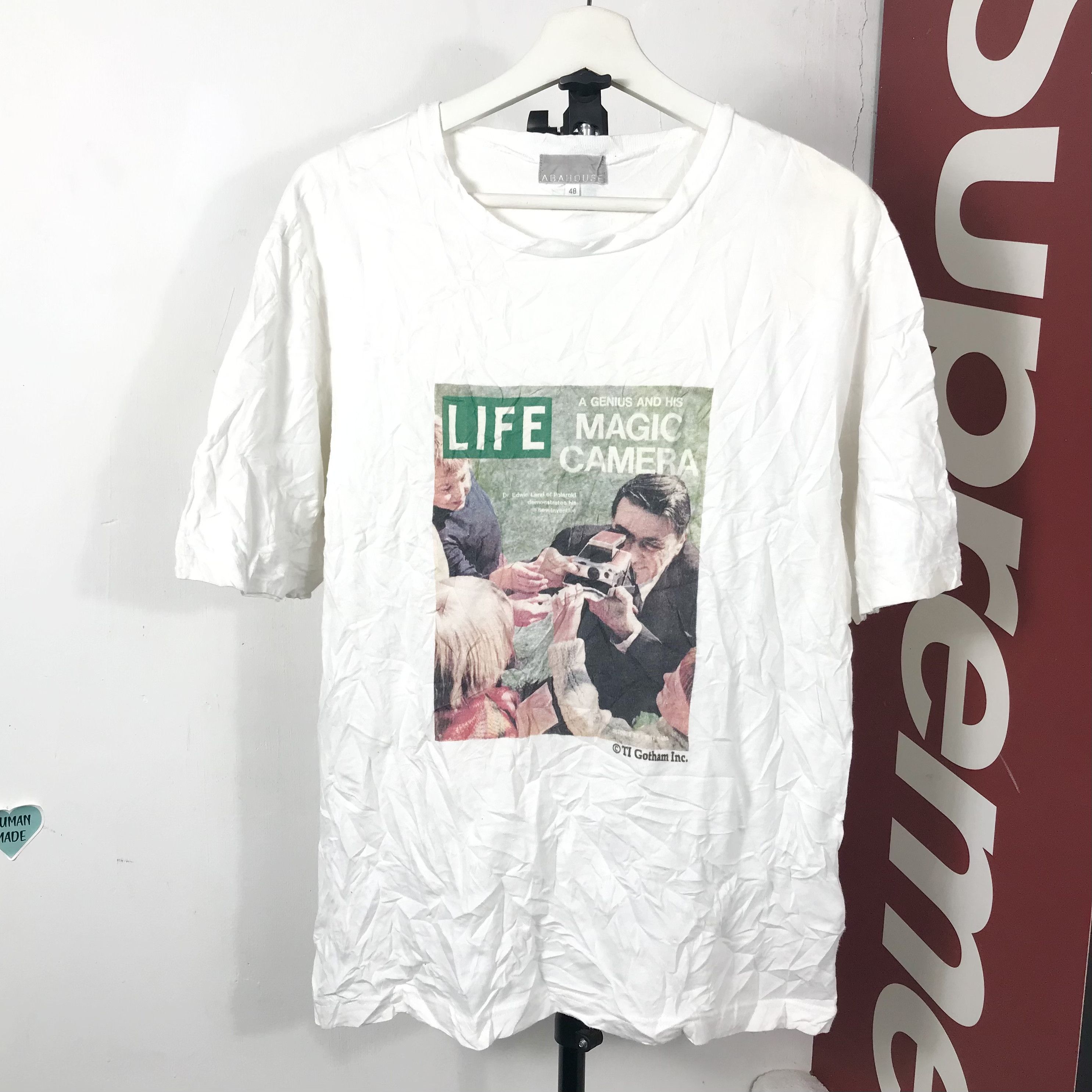 Moma Edwin Land Polaroid Magic Camera 1950 Life Magazine Phototee T-Shirts, Hoodie, Sweatshirt | FlexRushtees.com