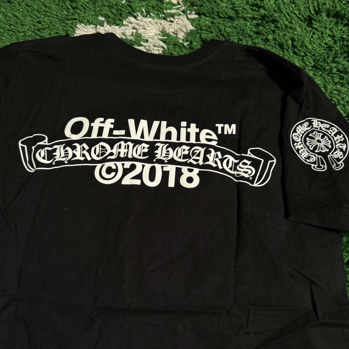 Off White Rare Chrome Hearts Off White Tee Hoodie, Sweatshirt | FlexRushtees.com