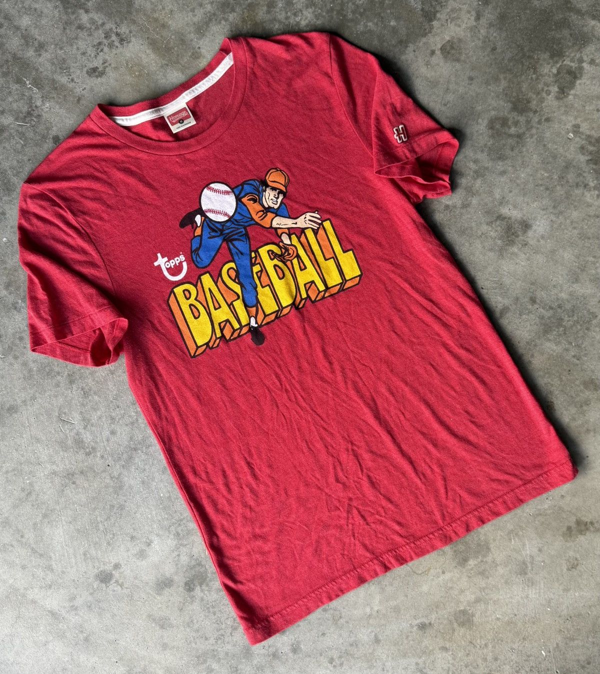 Baseball T Shirt By Homage Size Medium Hoodie, Sweatshirt | FlexRushtees.com