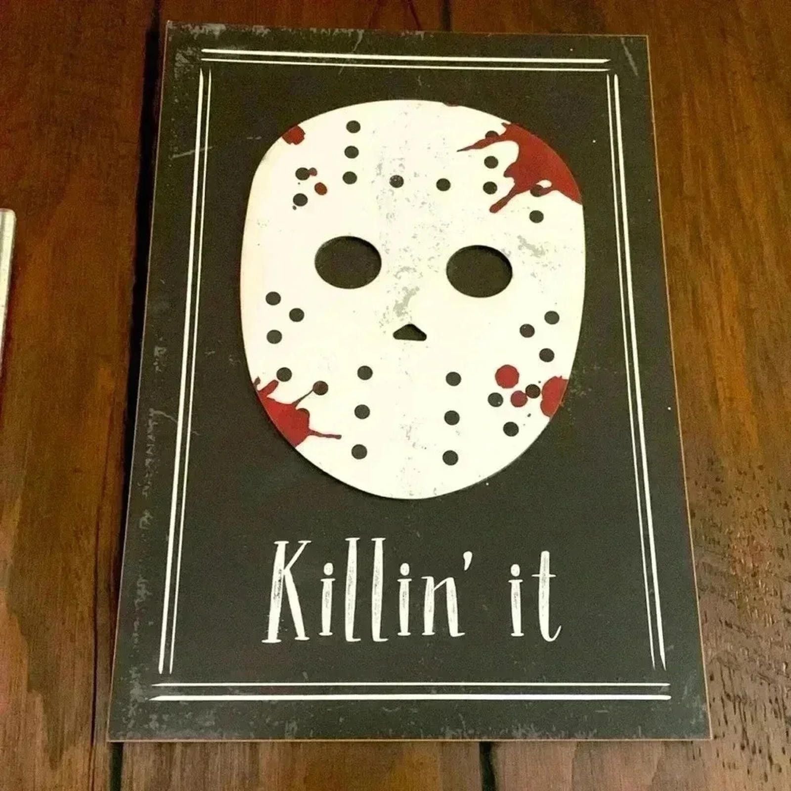 Designer Halloween Horror Jason Friday The 13th Sign