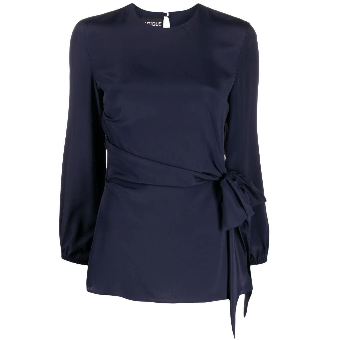 Moschino Silk Navy Blue Top T-Shirts, Hoodie, Sweatshirt | FlexRushtees.com