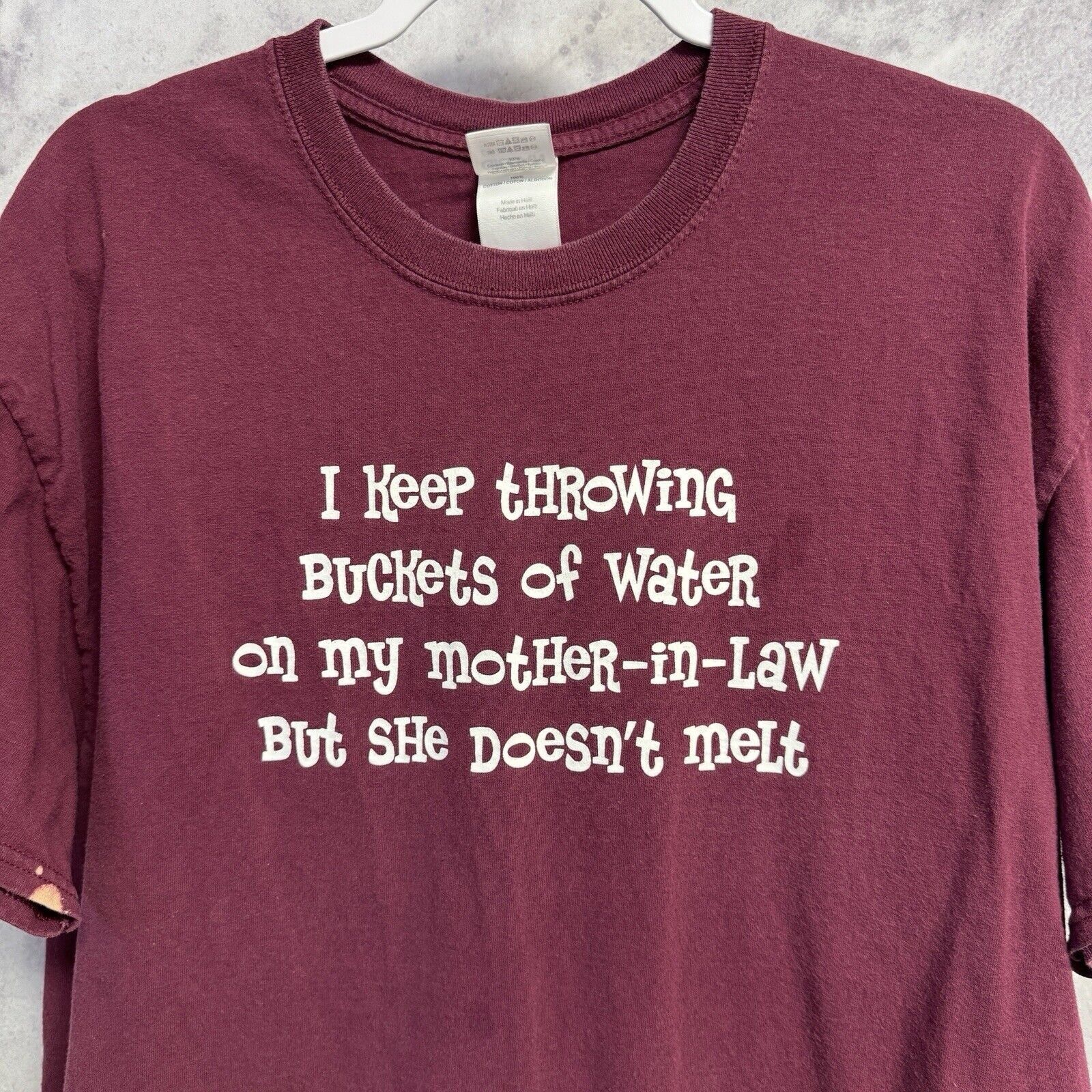 Vintage Funny Parody T Shirt Mens Xl Red Short Sleeve Y2k Hoodie, Sweatshirt | FlexRushtees.com