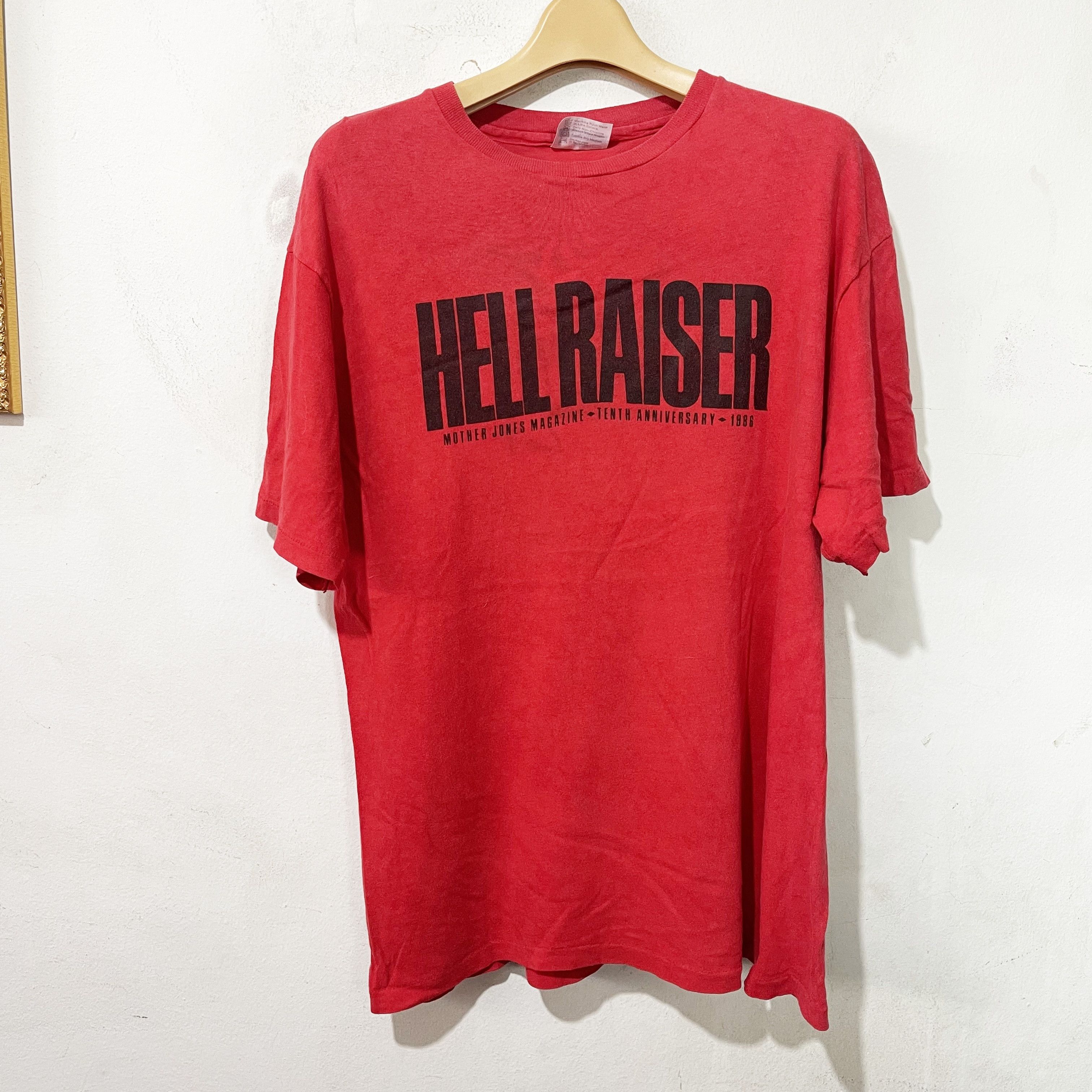 Vintage 1986 Hellraiser Mother Jones Magazine Shirt