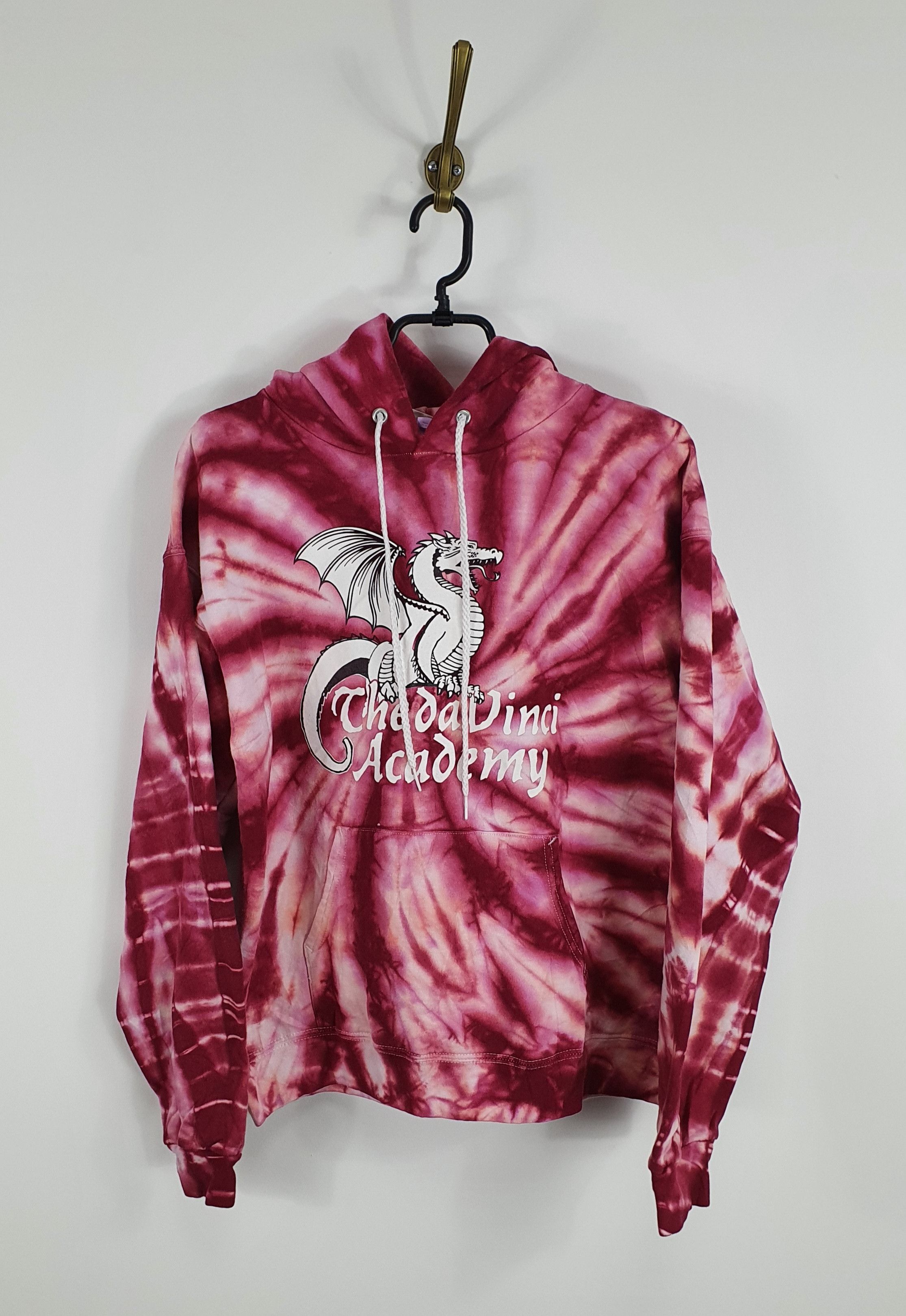 Vintage Hanes The Da Vinci Academy Red Hoodie Pullover