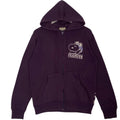 Vintage Peanuts Printed Hoodie Sweater Purple Jumper Size M