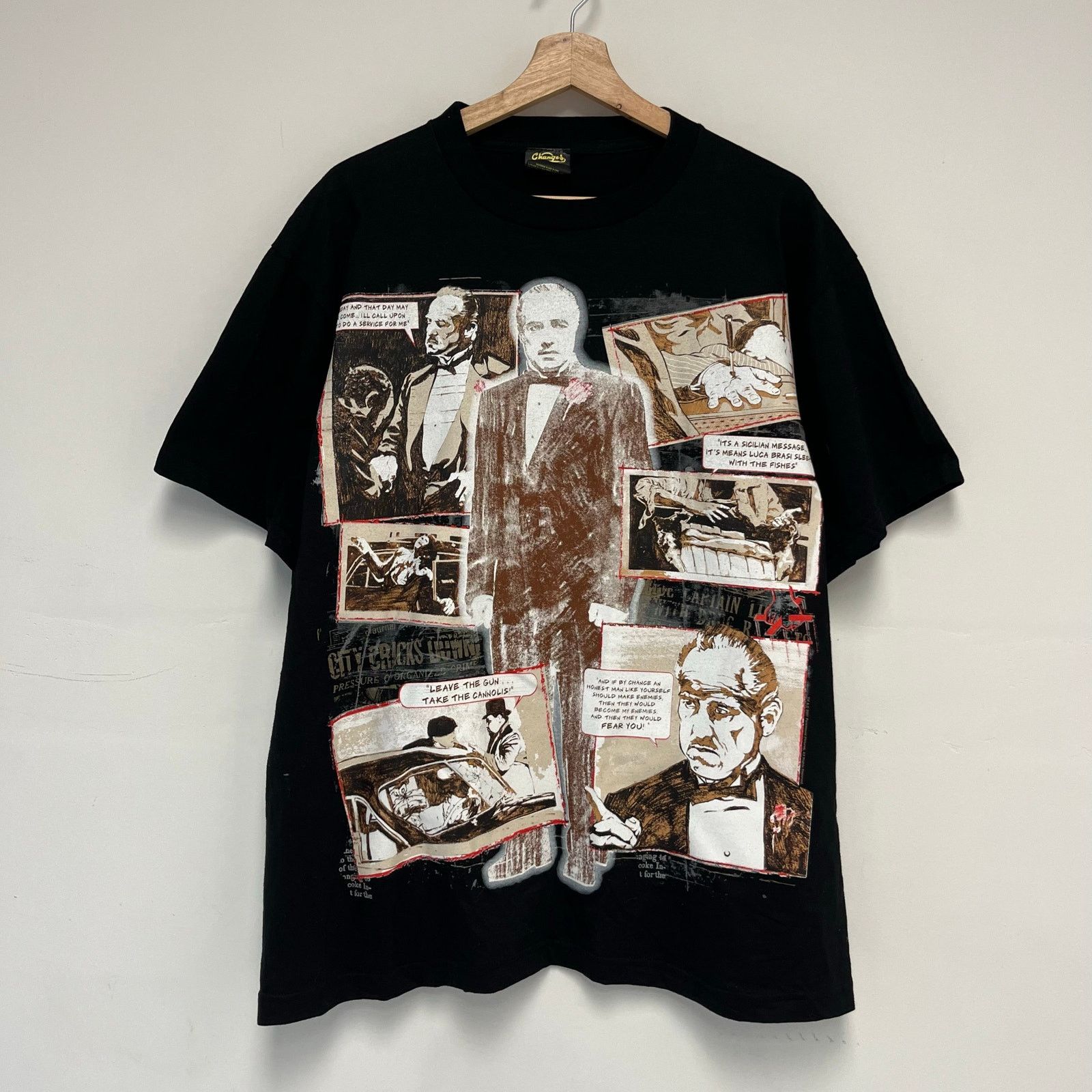 Vintage The Godfather Promo Shirt Xl
