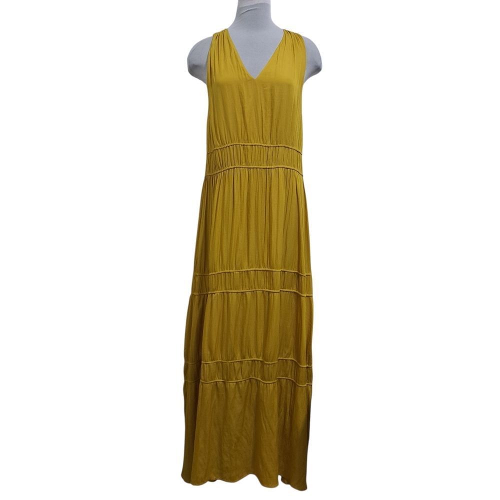 Anthropologie Dolan Goldenrod Boho Tiered Sleeveless Maxi Dr T-Shirts, Hoodie, Sweatshirt | FlexRushtees.com