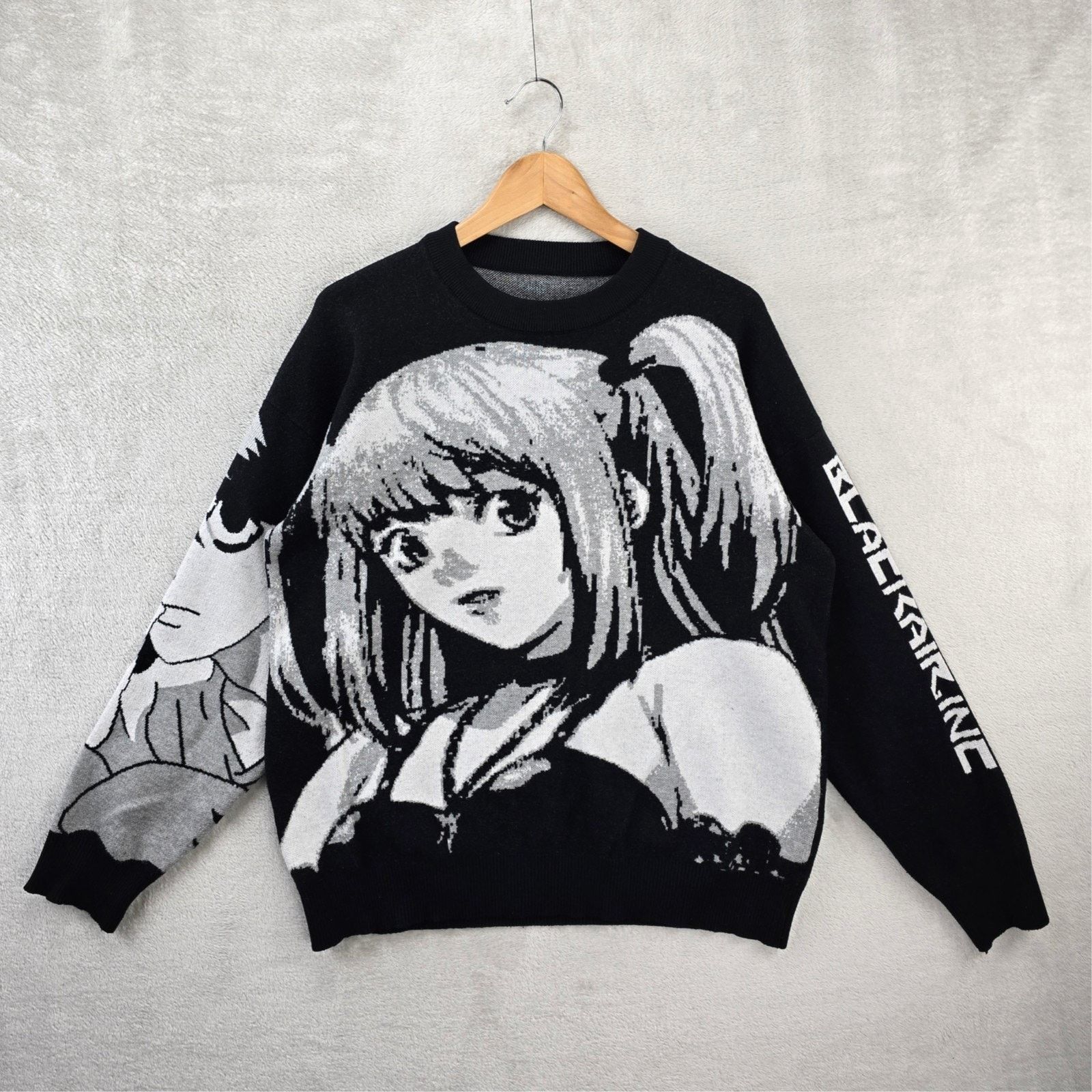 Other Black Air Global Sweater Medium Death Note Misa L Anime Aop T-Shirts, Hoodie, Sweatshirt | FlexRushtees.com