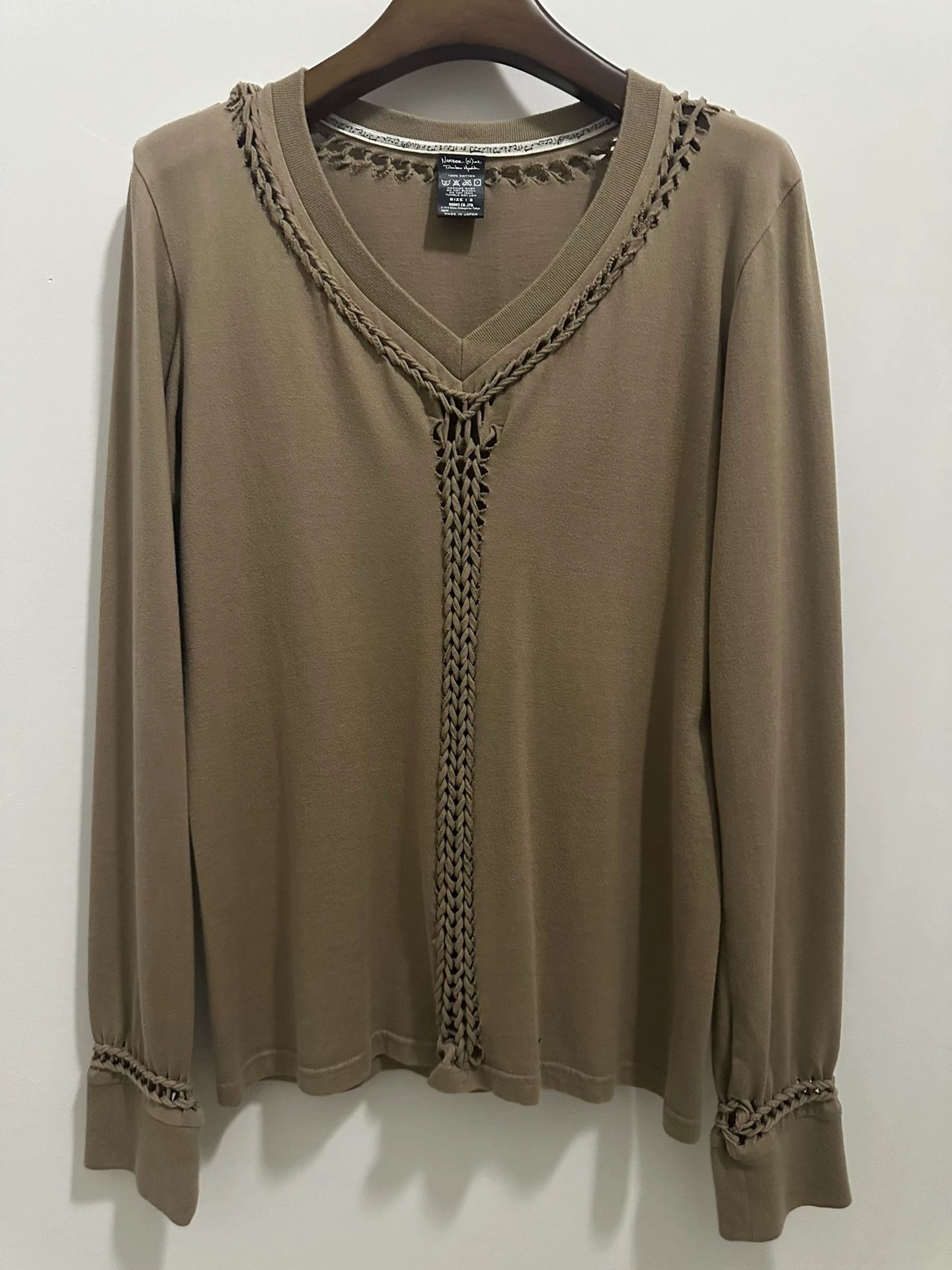 N Ine Number Nine Woven Long Sleeve Shirt Spring Summer 2007