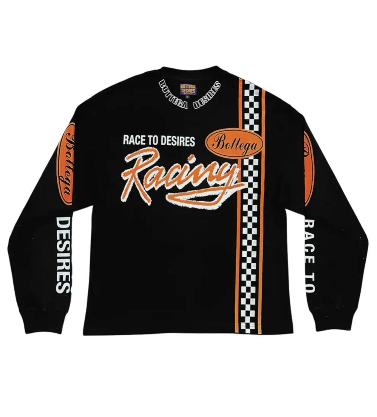 Other Bottega Desires Race To Desires L S Tee Black Hoodie, Sweatshirt | FlexRushtees.com
