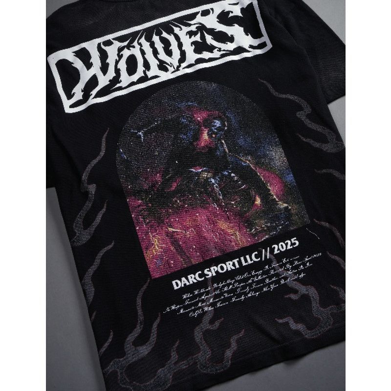 Darc Sport Ghostrider Premium Oversized Tee In Black Drift Wash Xl Hoodie, Sweatshirt | FlexRushtees.com