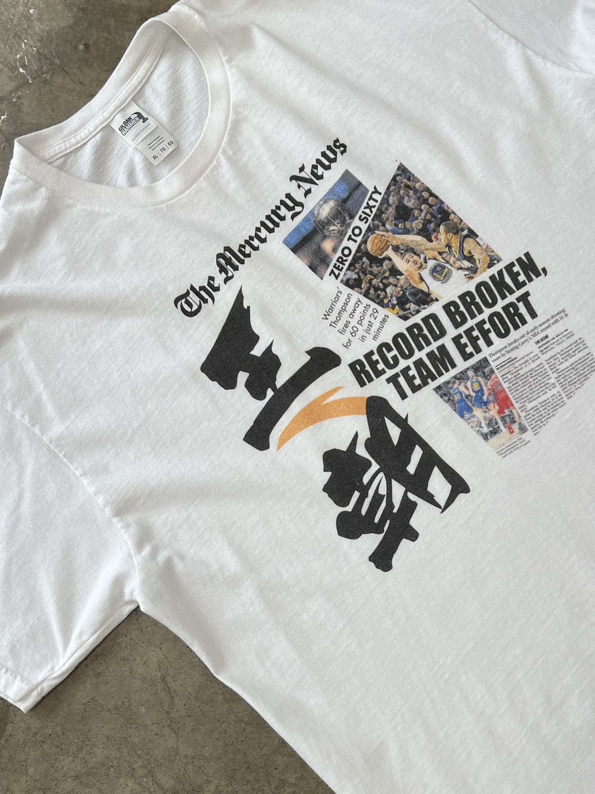 Vintage Golden State Warriors Klay Thompson Zero To Sixty Xl