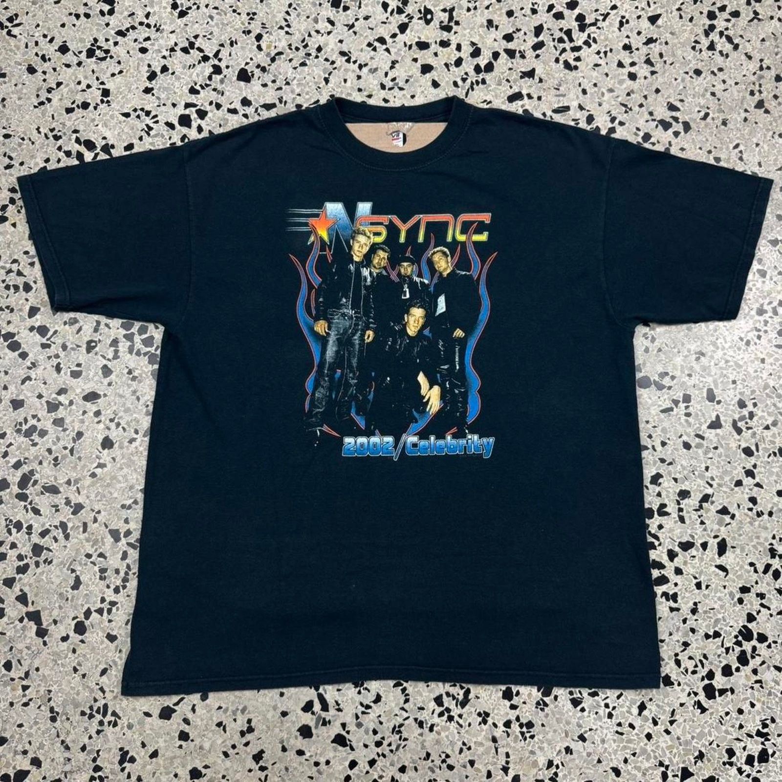 Vintage Y2k Nsync 2002 Celebrity Tour Merch Tee