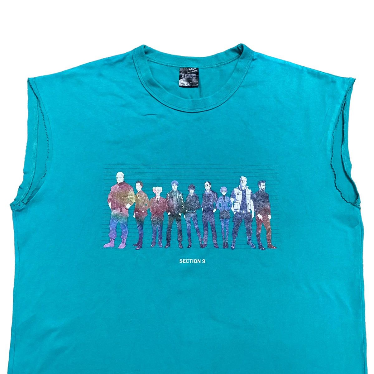 Japanese Brand Ghost In The Shell Section 9 Sleeveless Shirt