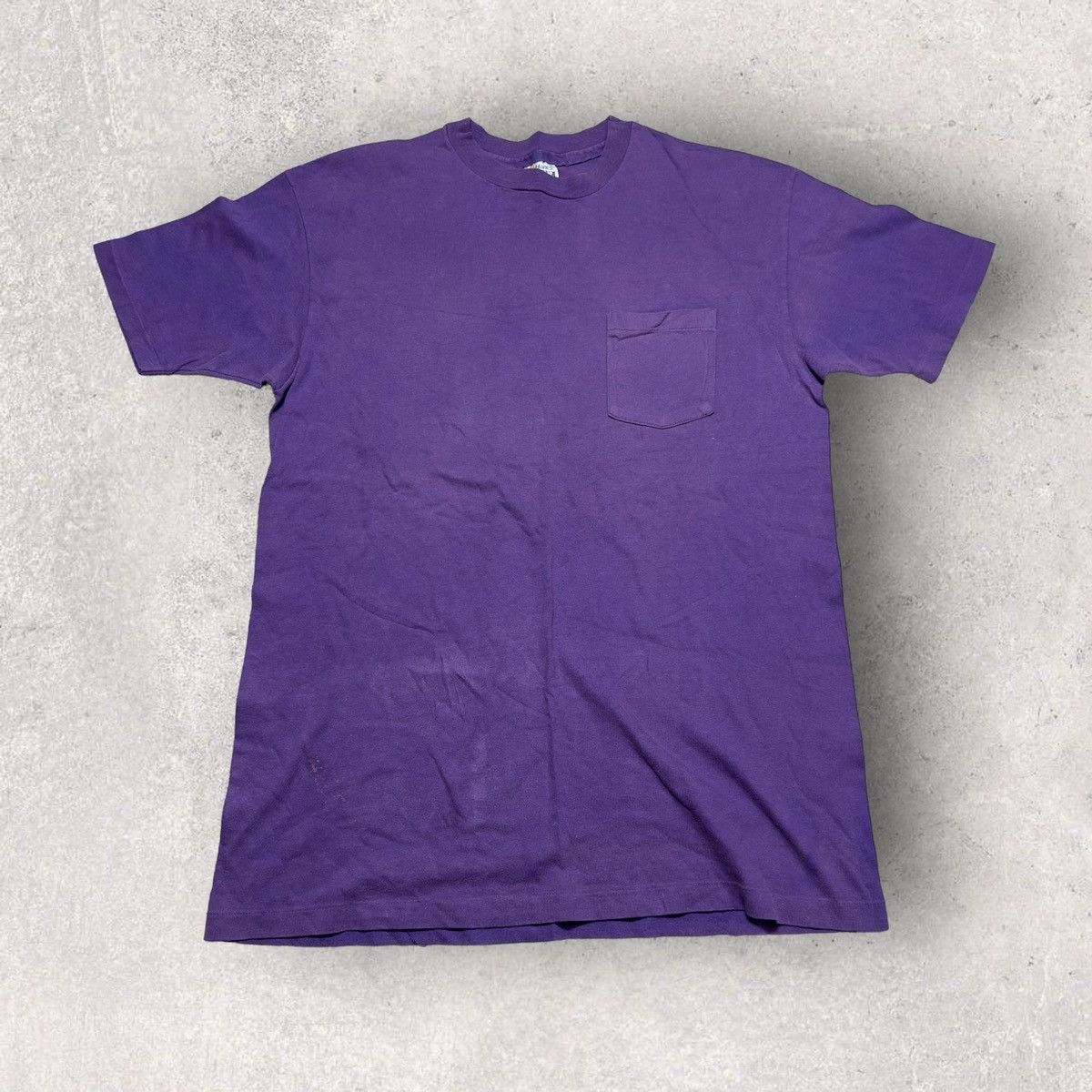 Vintage Hanes Blank Pocket Tee