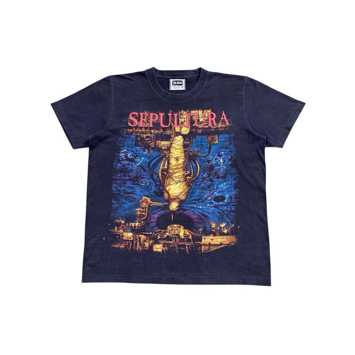 Band Tees Vintage Sepultura Chaos Ad Band Tshirt Hoodie, Sweatshirt | FlexRushtees.com