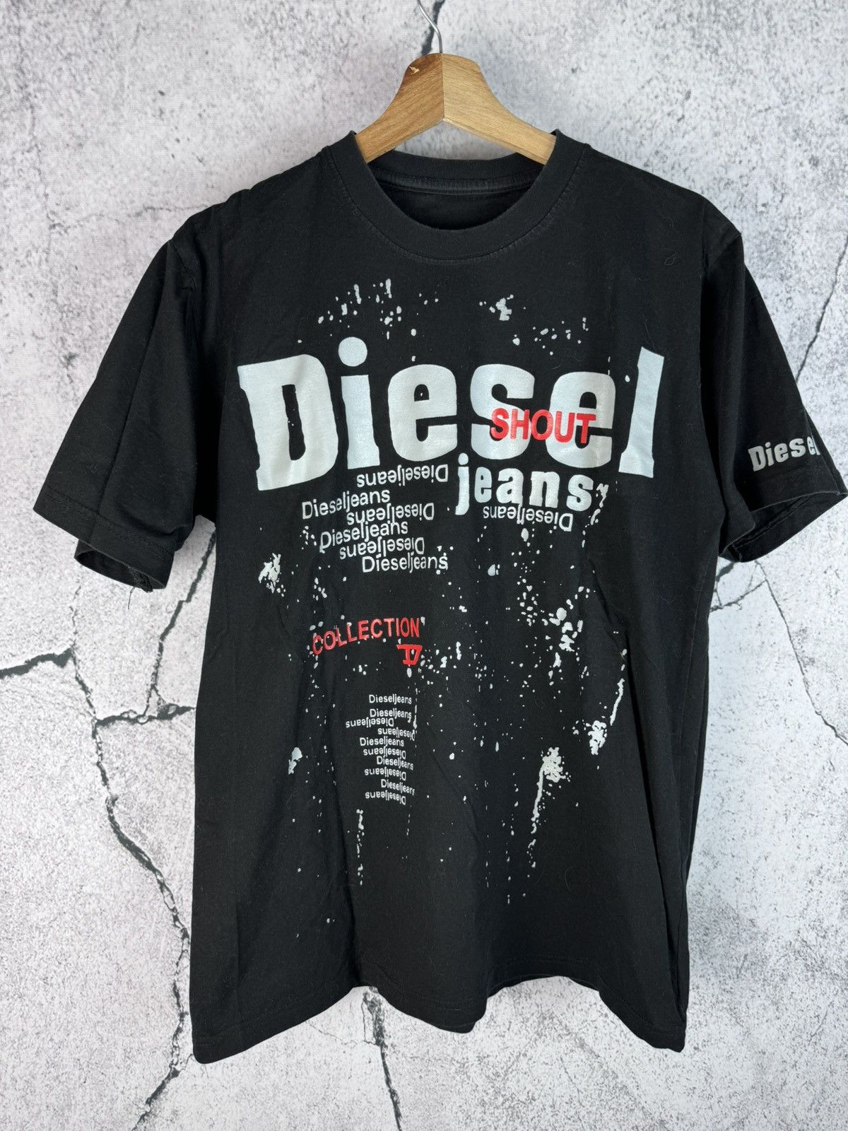 Vintage Diesel Japanese Logo Tee Y2k Hoodie, Sweatshirt | FlexRushtees.com