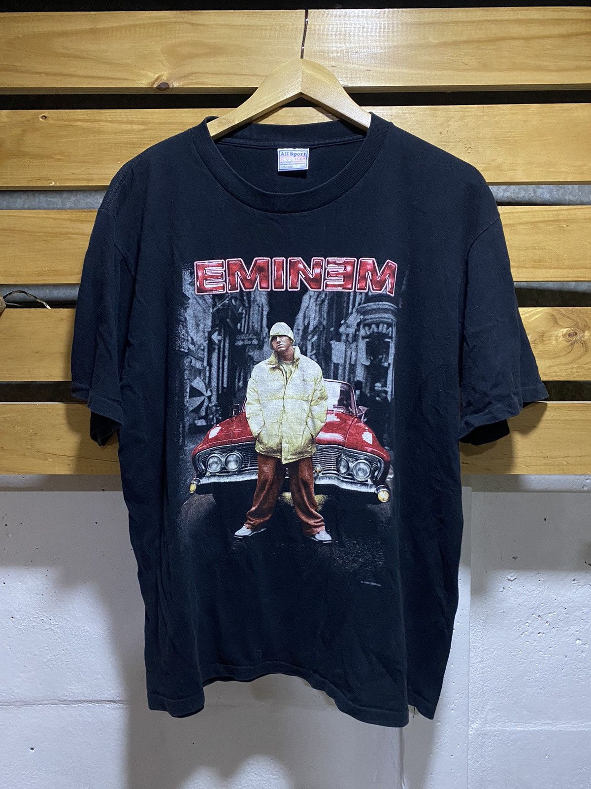 Rap Tees X Vintage Vintage Eminem Tee 2000 Hoodie, Sweatshirt | FlexRushtees.com