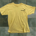 Vintage Salt Life T Shirt Mens L Yellow Marlin Flag Sailing Pocket Cotton Shirt Mens L Yellow Logo 9