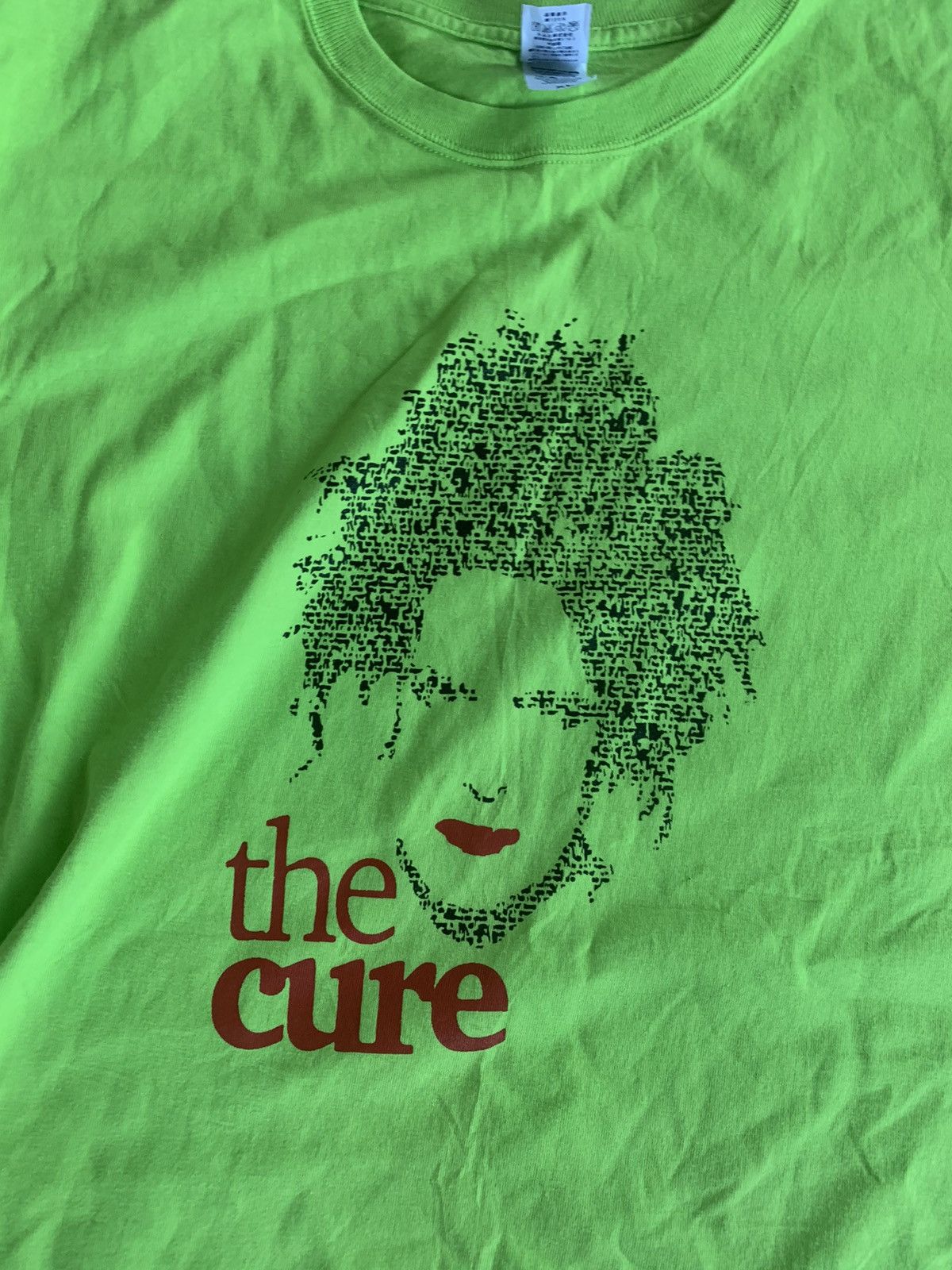 Japanese Brand The Cure Custom Hand Print Tee