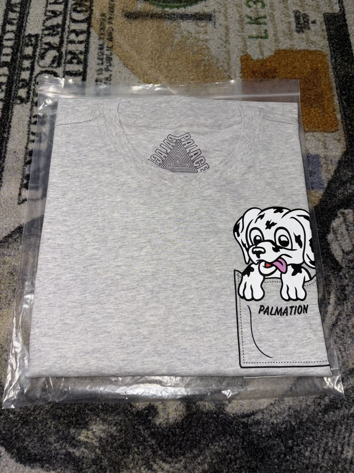 Palace Palmation T Shirt Grey Hoodie, Sweatshirt | FlexRushtees.com