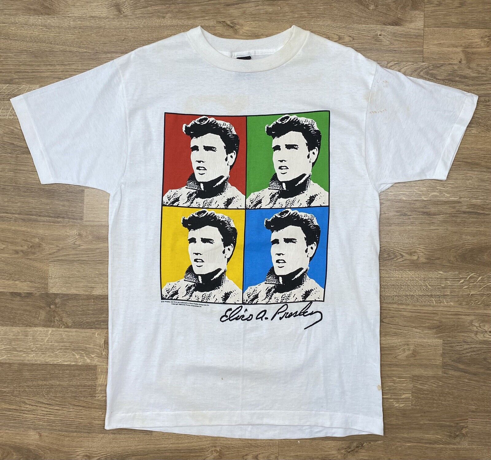 Vintage Elvis Presley 1988 Anvil Shirt