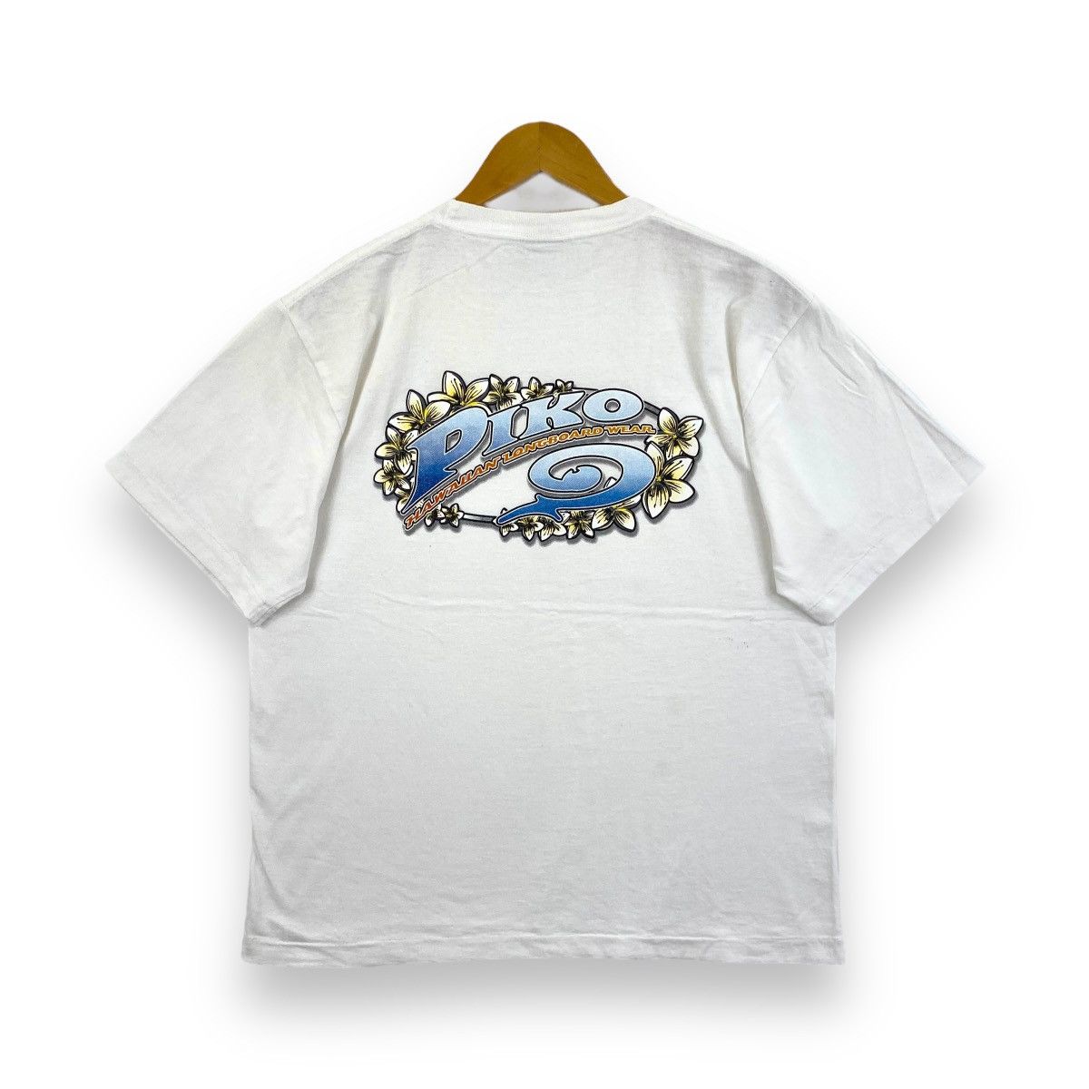 Other Vintage Piko Hawaiian Longboard Wear Floral Graphic Surf Tee Hoodie, Sweatshirt | FlexRushtees.com