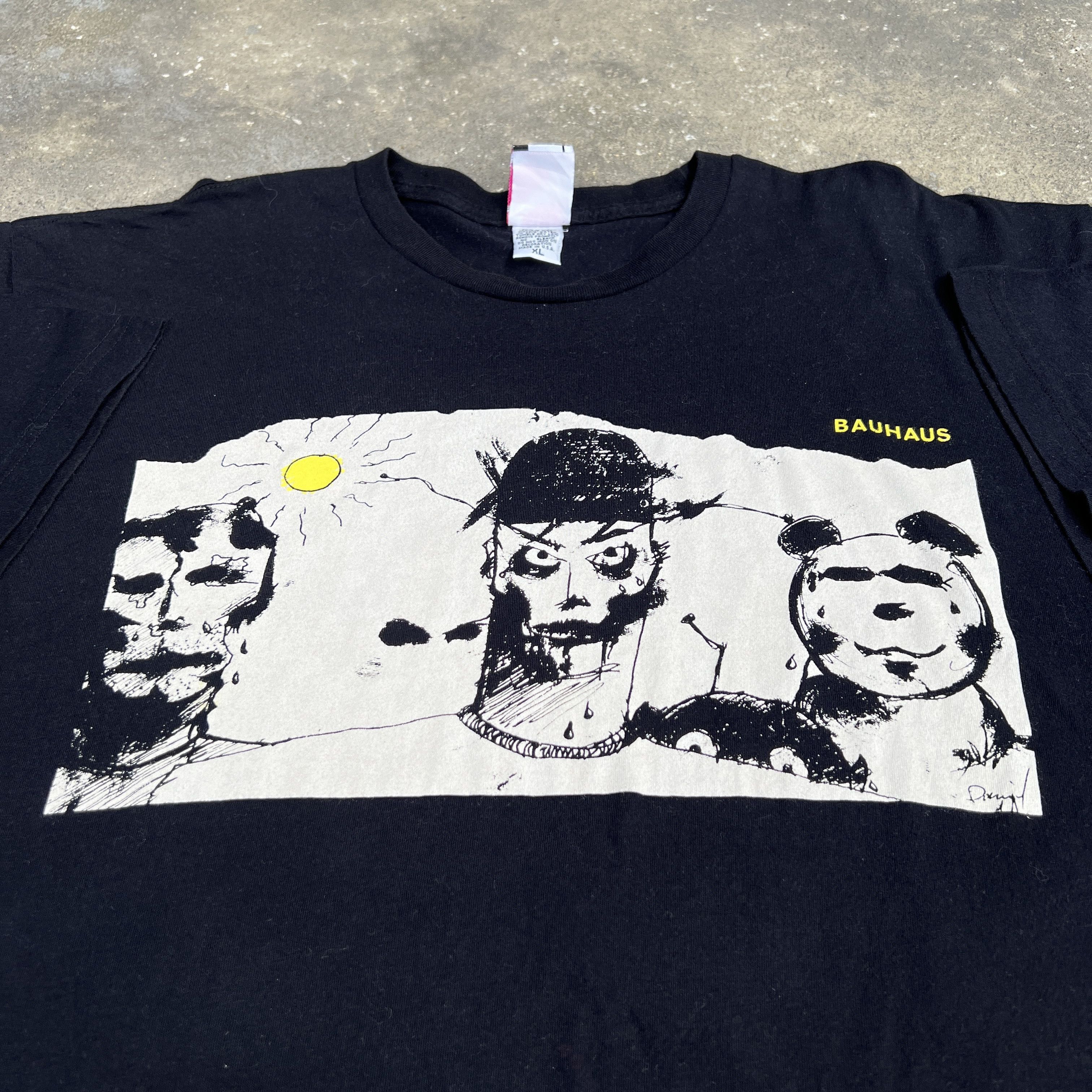 Band Tees Bauhaus Mask Album Promo Tee Shirt Gothic Rock Post Punk Hoodie, Sweatshirt | FlexRushtees.com