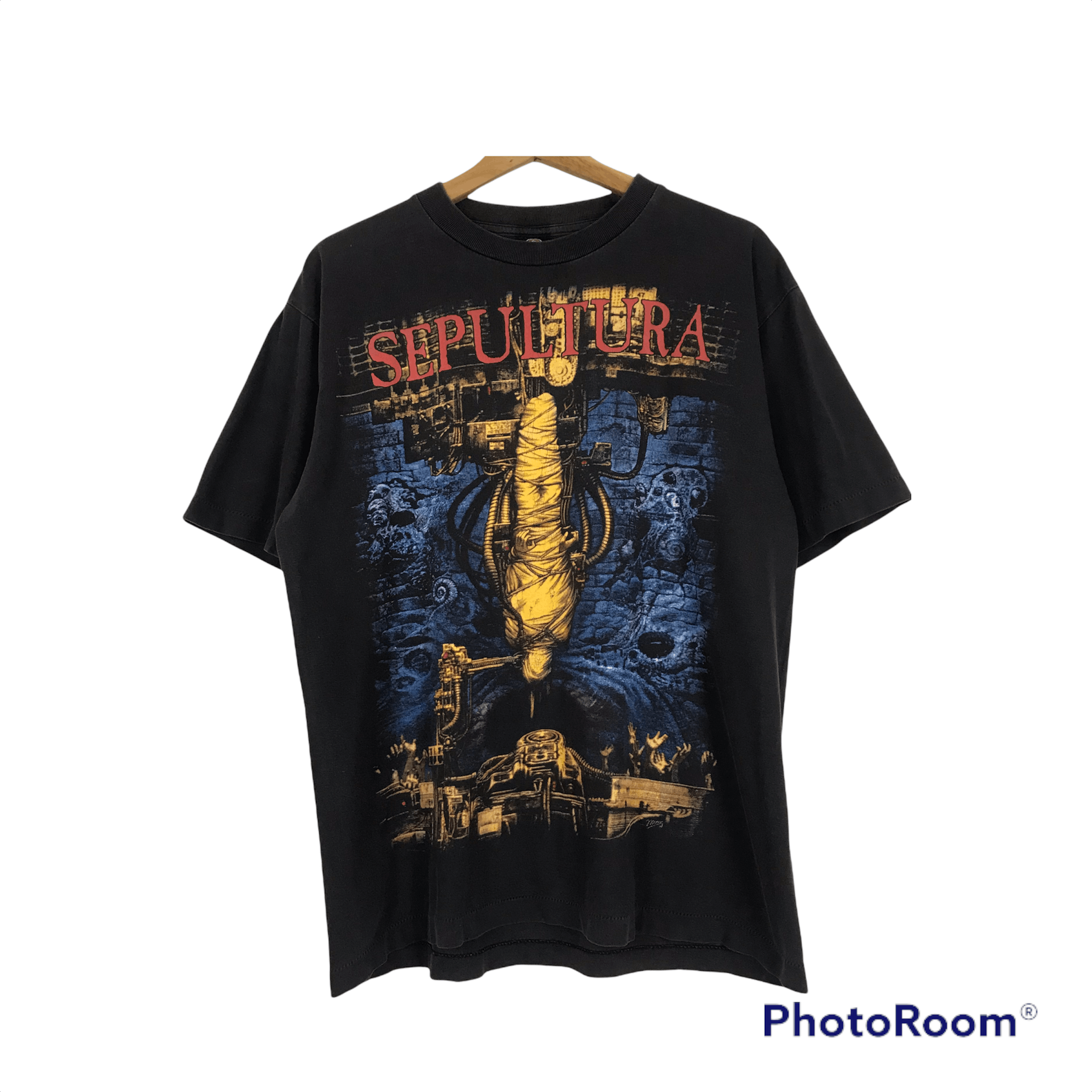 Vintage Offer Vtg 90 S Sepultura Mummia Design T Shirt Hoodie, Sweatshirt | FlexRushtees.com