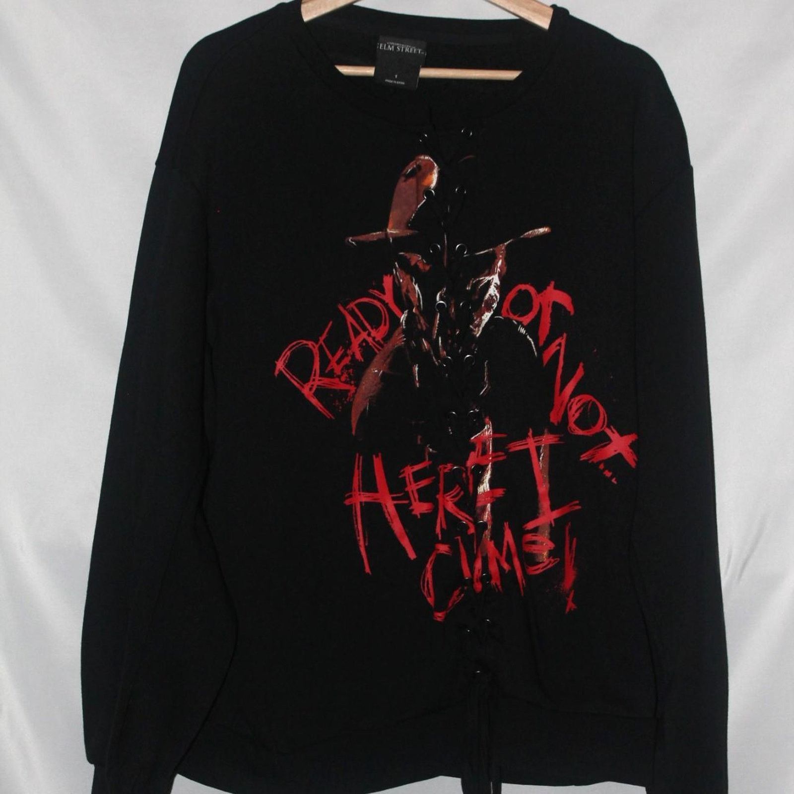 Other Hot Topic Nightmare On Elm St Sweatshirt Women S Plus Sz 1