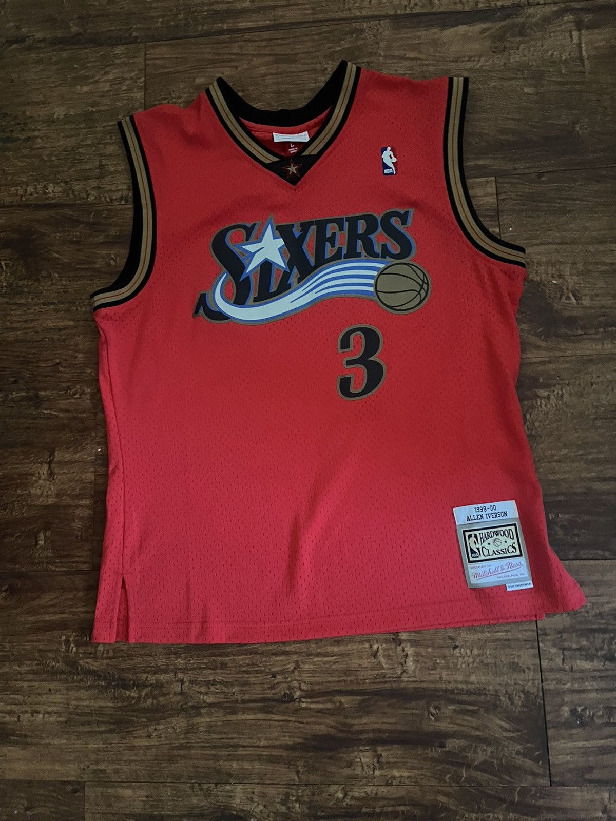 Mitchell Ness Swingman Allen Iverson Philadelphia 76ers 1999 00 Jersey