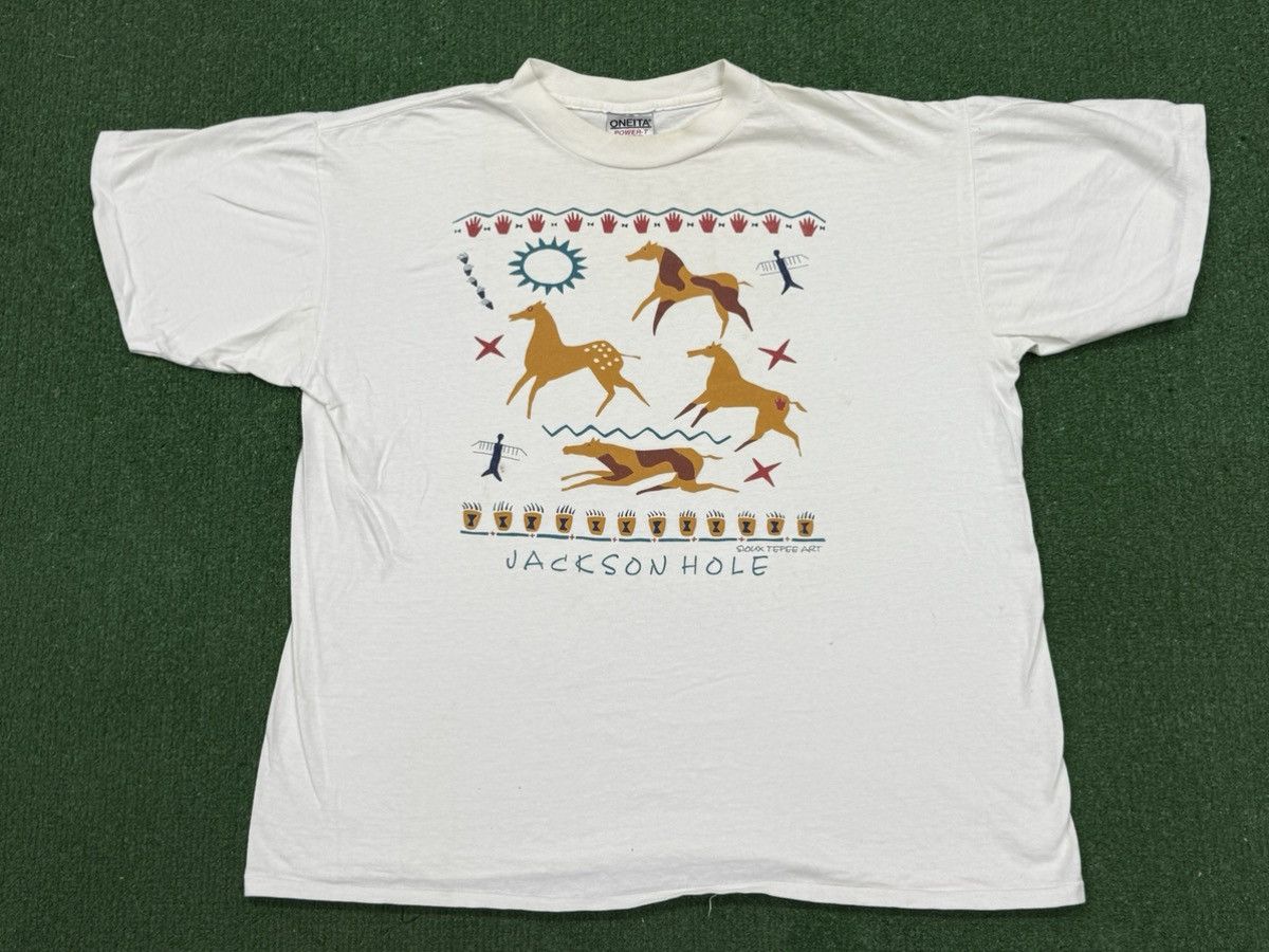 Vintage Jackson Hole Wyoming Sioux Teepee Art Tee Hoodie, Sweatshirt | FlexRushtees.com