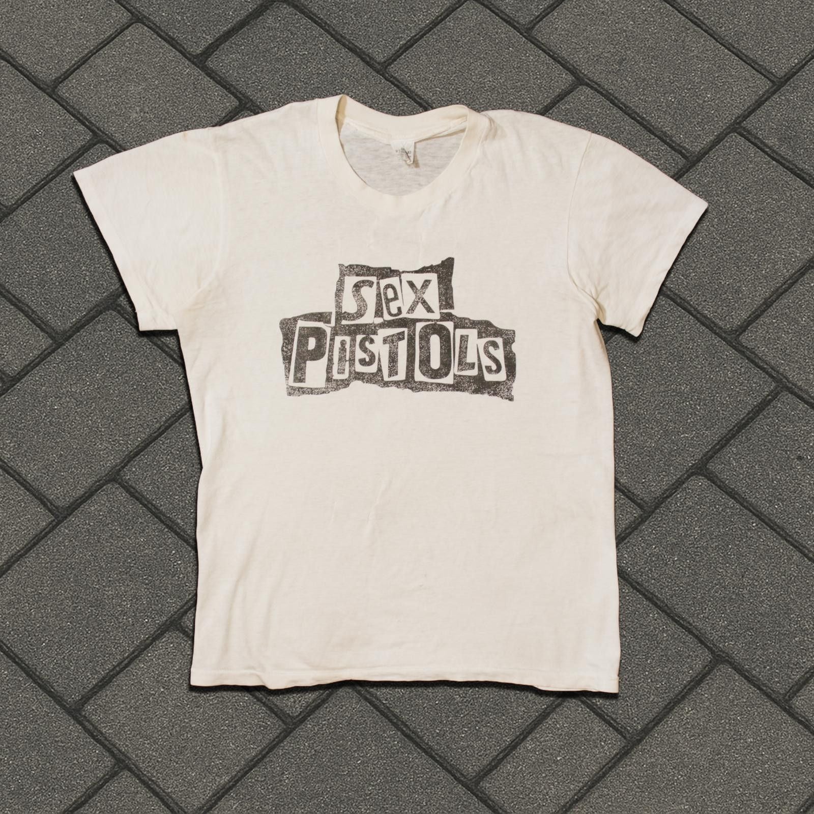 Vintage 80 S Sex Pistols Logo Tee Hoodie, Sweatshirt | FlexRushtees.com