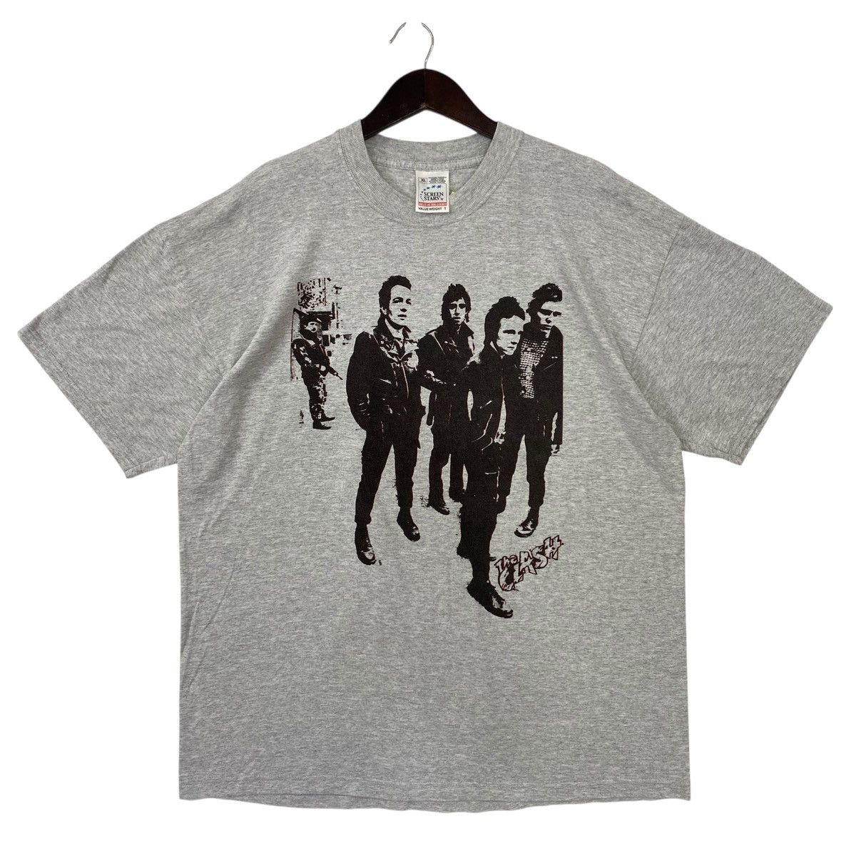 Band Tees Vintage The Clash Punk Rock Band Screen Star Tee Shirt