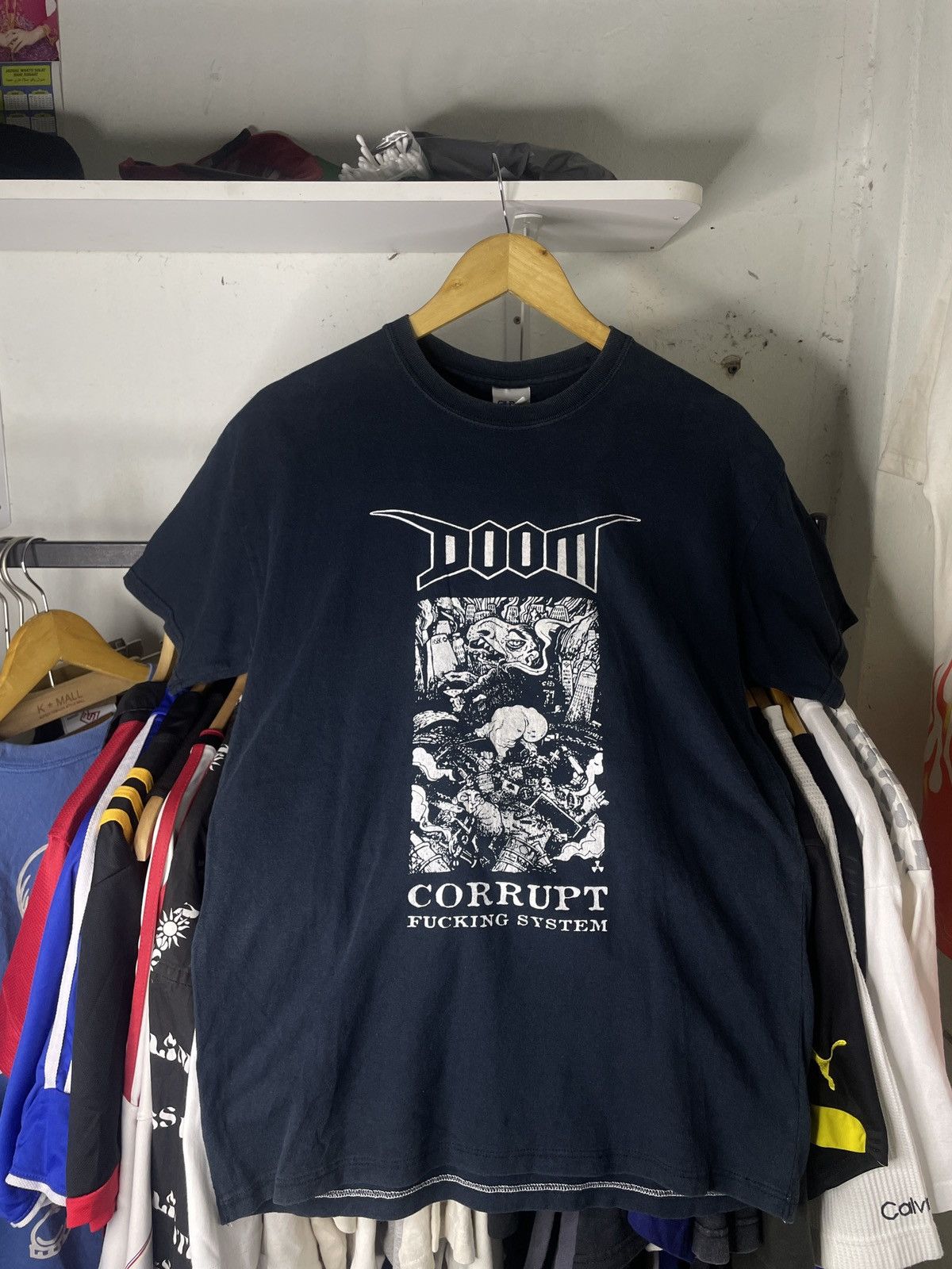 Band Tees Doom Corrupt Fcking System