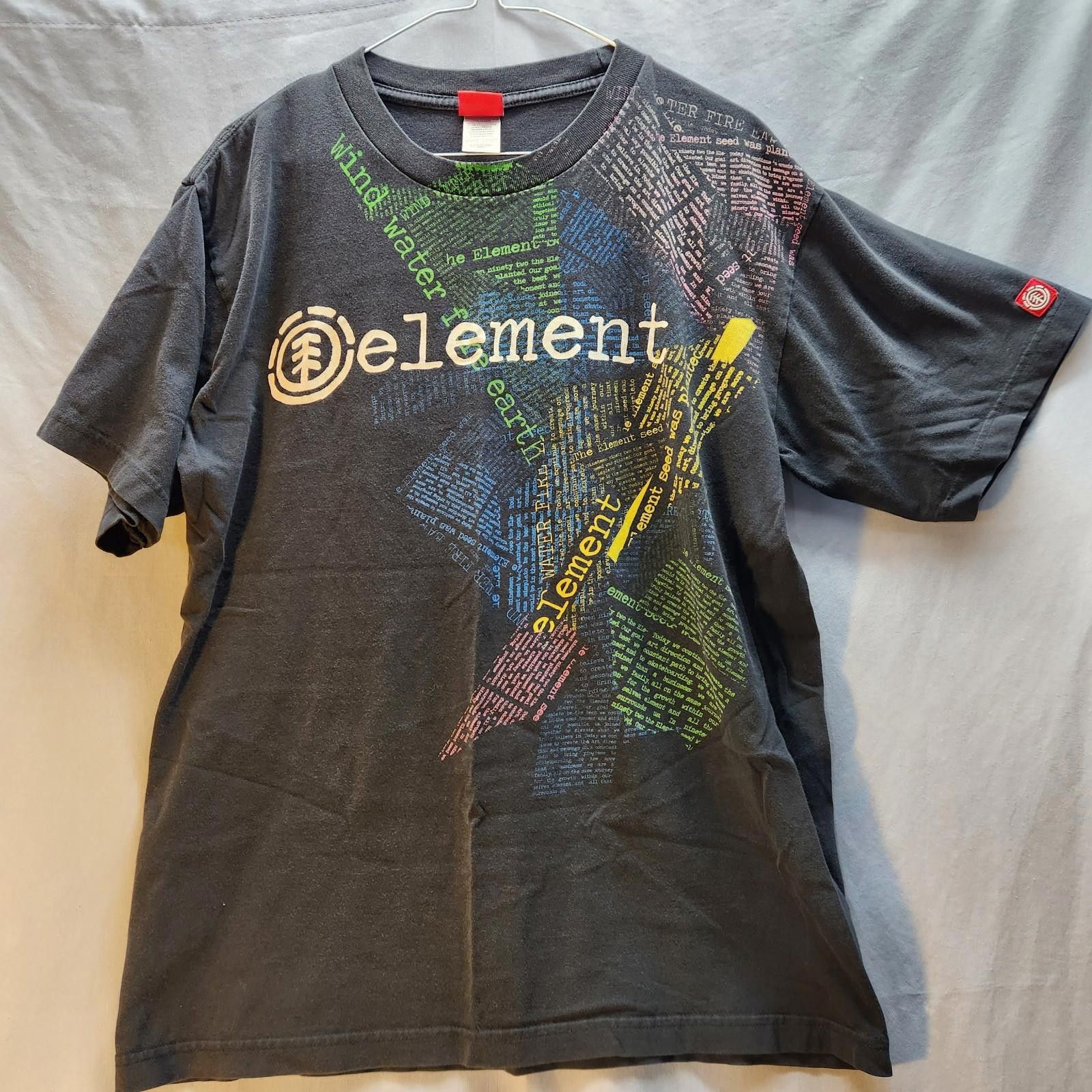 Element Graphic Tshirt Black Size Large Hoodie, Sweatshirt | FlexRushtees.com