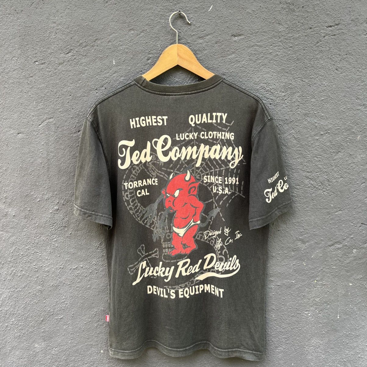 Vintage Thrashed Faded Tedman Japanese Brand Tee Hoodie, Sweatshirt | FlexRushtees.com