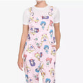Designer Sailor Moon Cartoon Print Overalls S M