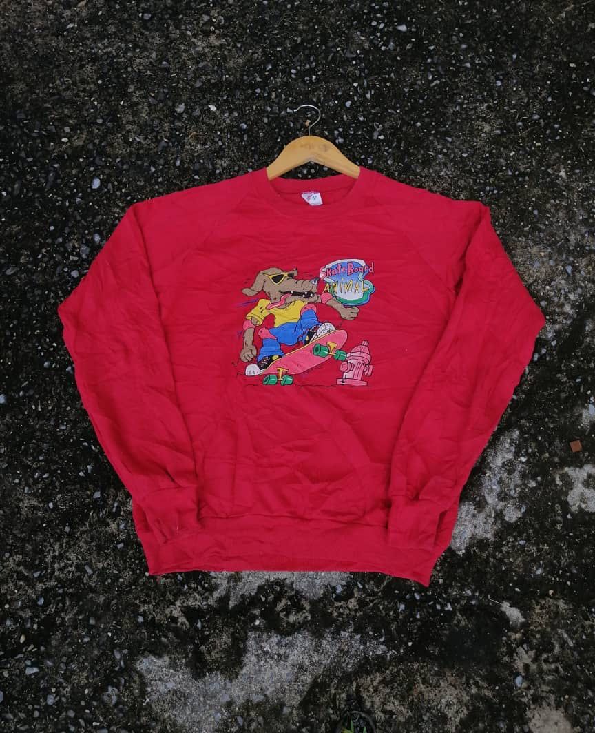 Vintage Jerzees Cartoon Graphic Sweatshirt