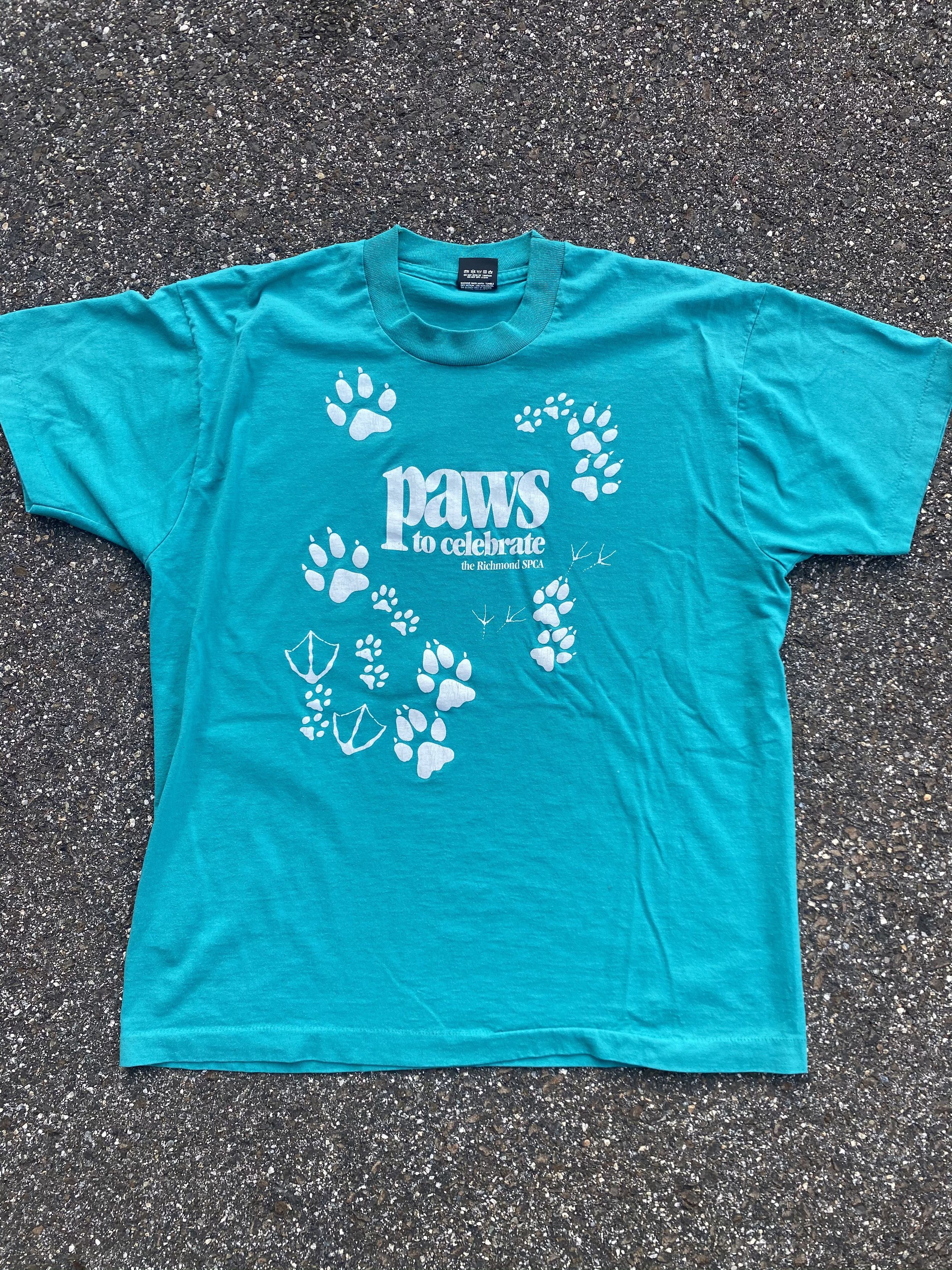 Vintage Spca Paws Animal Tee Richmond Virginia Hoodie, Sweatshirt | FlexRushtees.com