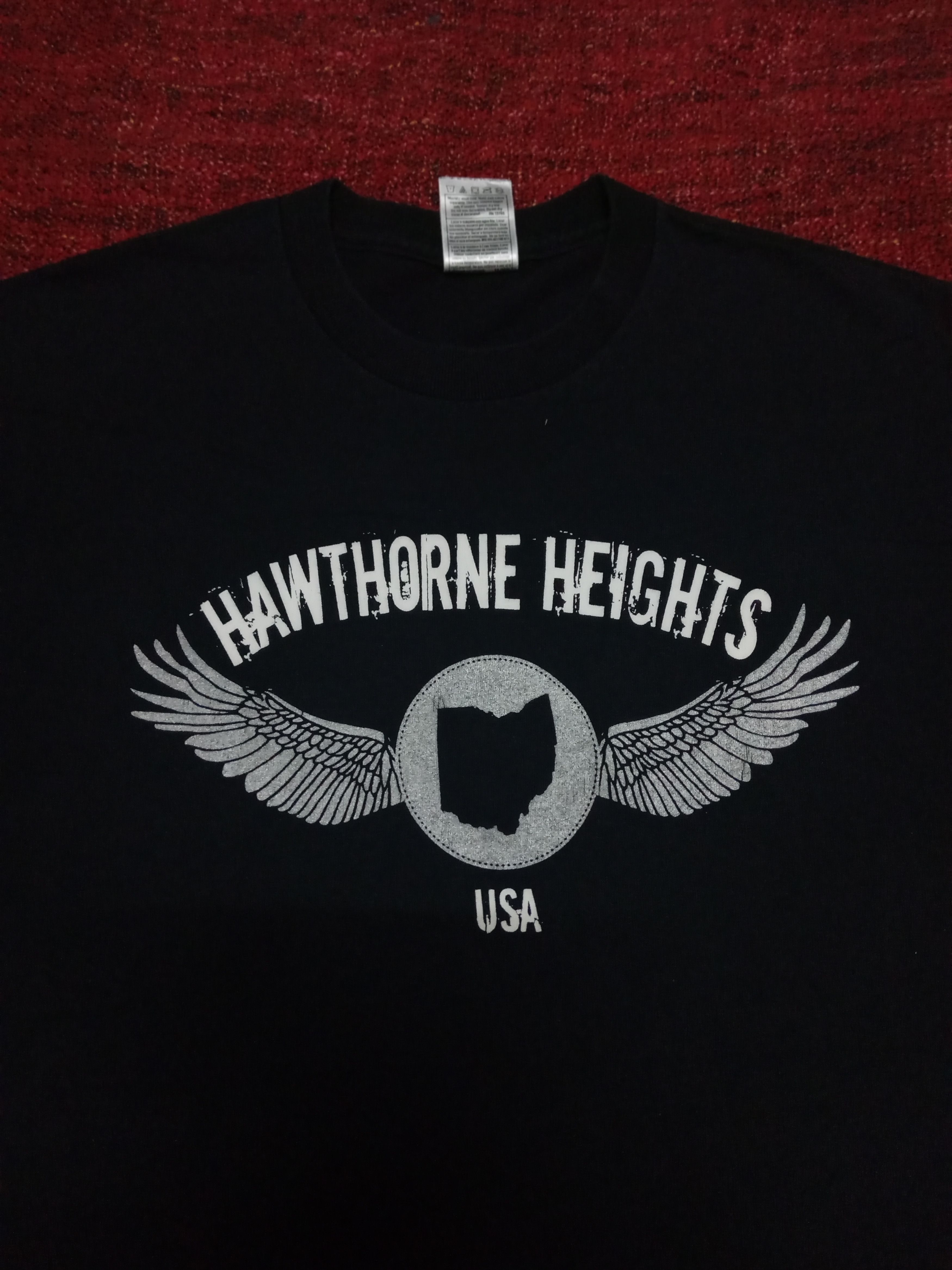 Vintage Hawthorne Heights Tee Screamo Emo Mcr The Used Hoodie, Sweatshirt | FlexRushtees.com