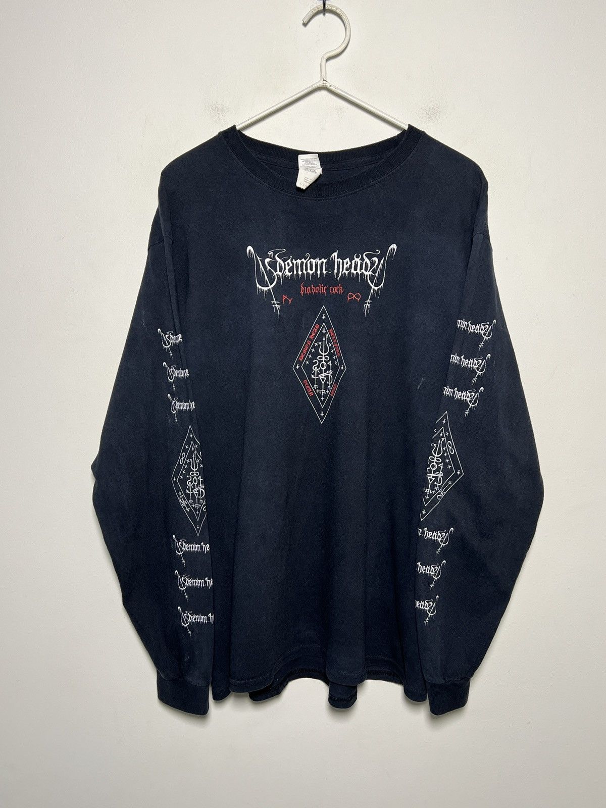 Band Tees Demon Head Diabolic Rock Tour Shirt