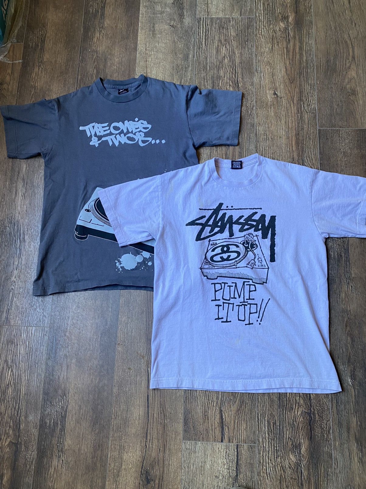 Vintage Stussy Tee Bundle Of 2 Hoodie, Sweatshirt | FlexRushtees.com